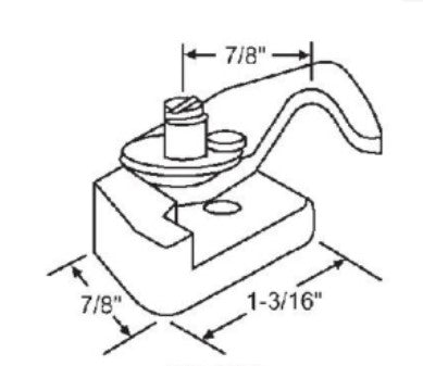WRS Keller Nylon Arm Base Assembly Set with Aluminum Hooks  -  Awning Operator