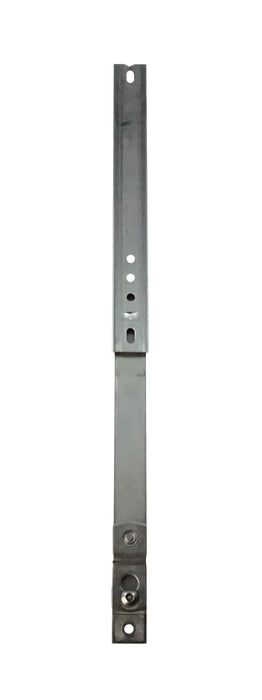 WRS Truth Hardware 419 Stainless Steel Keyed Limit Device - 10" Arm, 8" Track