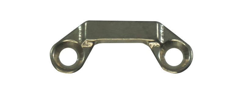 WRS 3/16" Height Project-Out Cam Strike  -  White Bronze