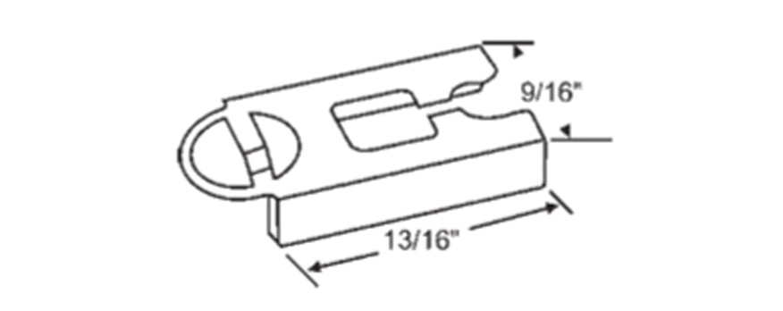 WRS Truth Standard Detach Clip/Bracket for Truth Window Operators