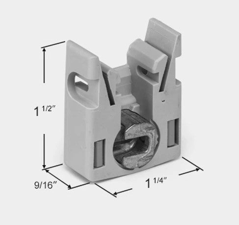 WRS 1-1/2" Constant Force Balance Shoe  -  Slate Blue Brake Pad