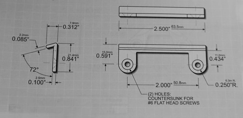 WRS Project-In Keeper for Sash Lock - White Bronze