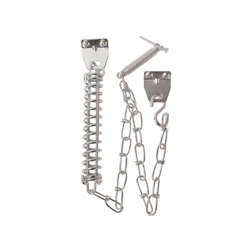 WRS Storm Door Protector Chain & Spring  -  Zinc-Plated
