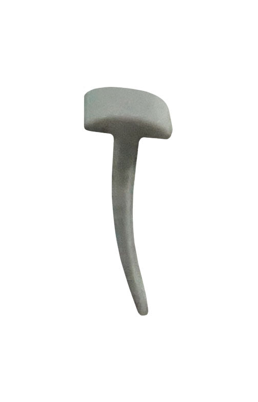 WRS Grey Vinyl Storm Door Sweep  -  9/16" x 37"