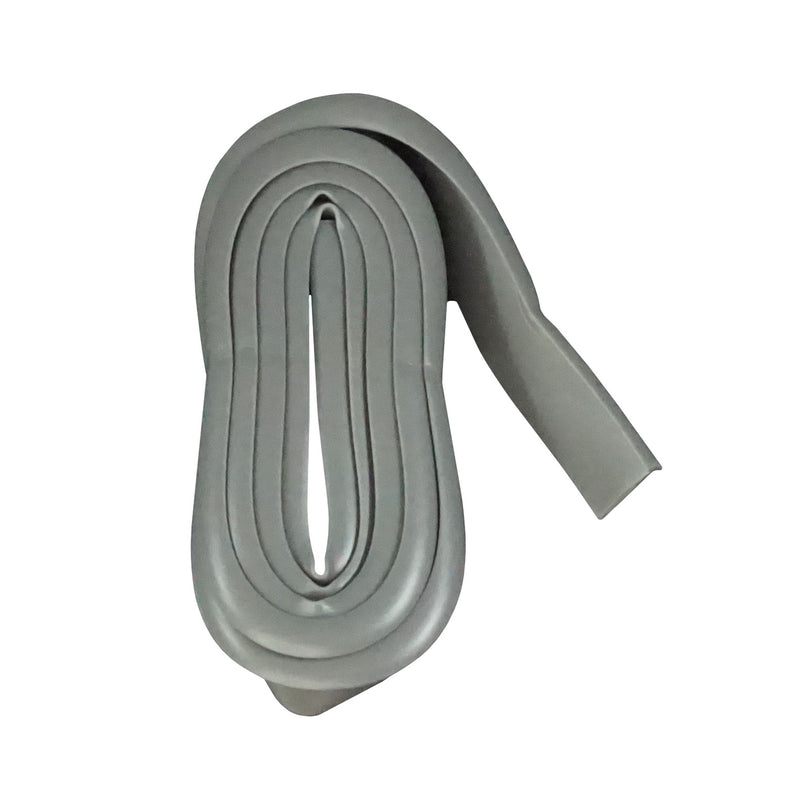WRS Grey Vinyl Storm Door Sweep  -  9/16" x 37"