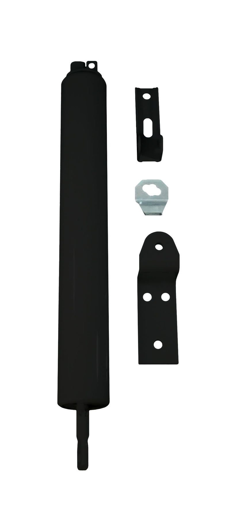 WRS 9" Pneumatic Screen Door Closer  -  Black