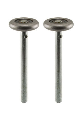WRS 6-13/16" Heavy Duty Steel Short Stem Garage Door Roller  -  2 Pack
