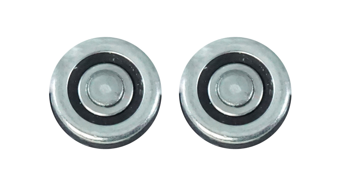 WRS Frantz Flat Wheel Ball Bearing Steel Garage Door Roller - 2 Pack