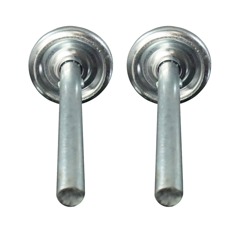 WRS Frantz Galvanized Steel 1-7/8" Convex Edge Garage Door Roller  -  2 Pack