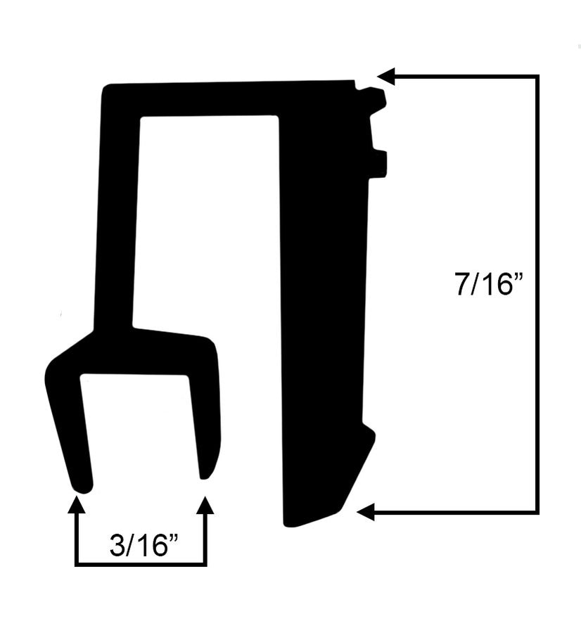 WRS Black Window/Door Kick Panel Retainer - 7 Ft Stick — Window ...