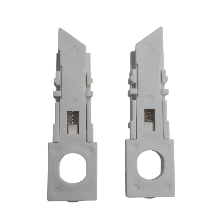 WRS 3-3/32" Left and Right Hand Tilt Latch Set - White