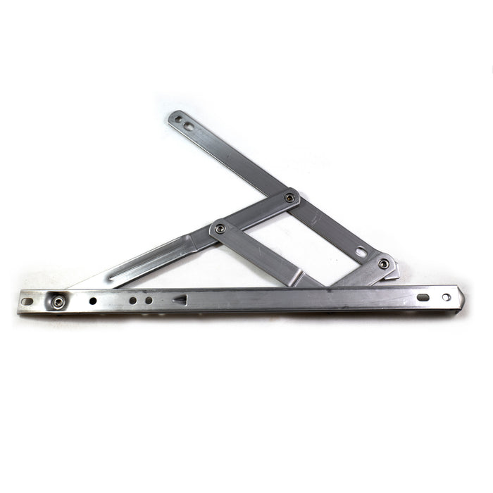 WRS TRUTH 12" SST 4-BAR CASEMENT HINGE, W/ 90 Degree STOP