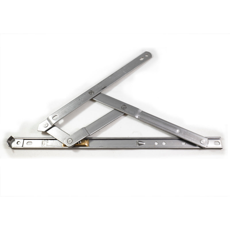 WRS TRUTH 12" SST 4-BAR CASEMENT HINGE, W/ 90 Degree STOP
