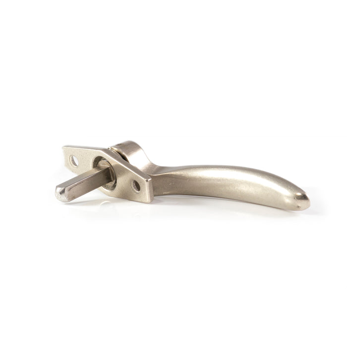 WRS LH MULTI-POINT CASEMENT OPERATOR HANDLE- WHITE BRONZE (1" POST)