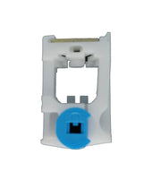 01-18 Rear View of WRS 9/16" x 1-1/4" Pivot Lock Shoe with Blue Cam