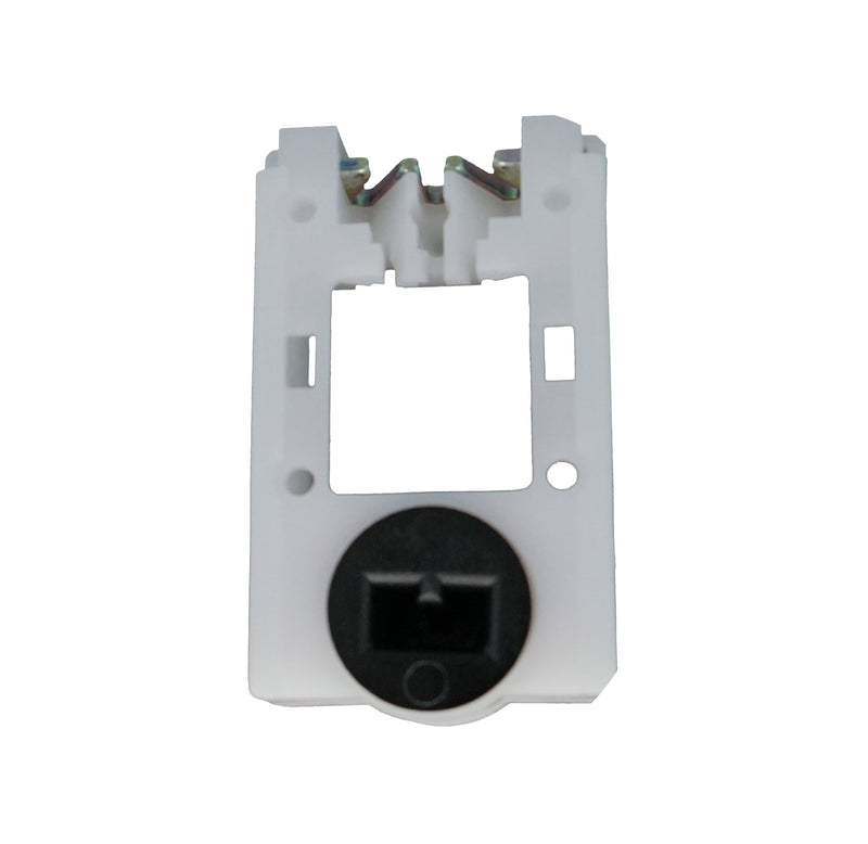 01-72 Front View of WRS 9/16" x 1-1/4" Pivot Lock Shoe with Black Cam