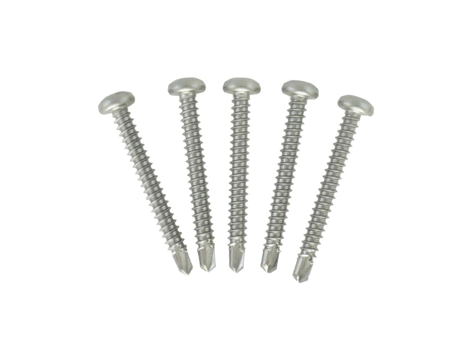 Square Drive Self Drilling Stainless Steel Screws - #8 x 1-1/2"