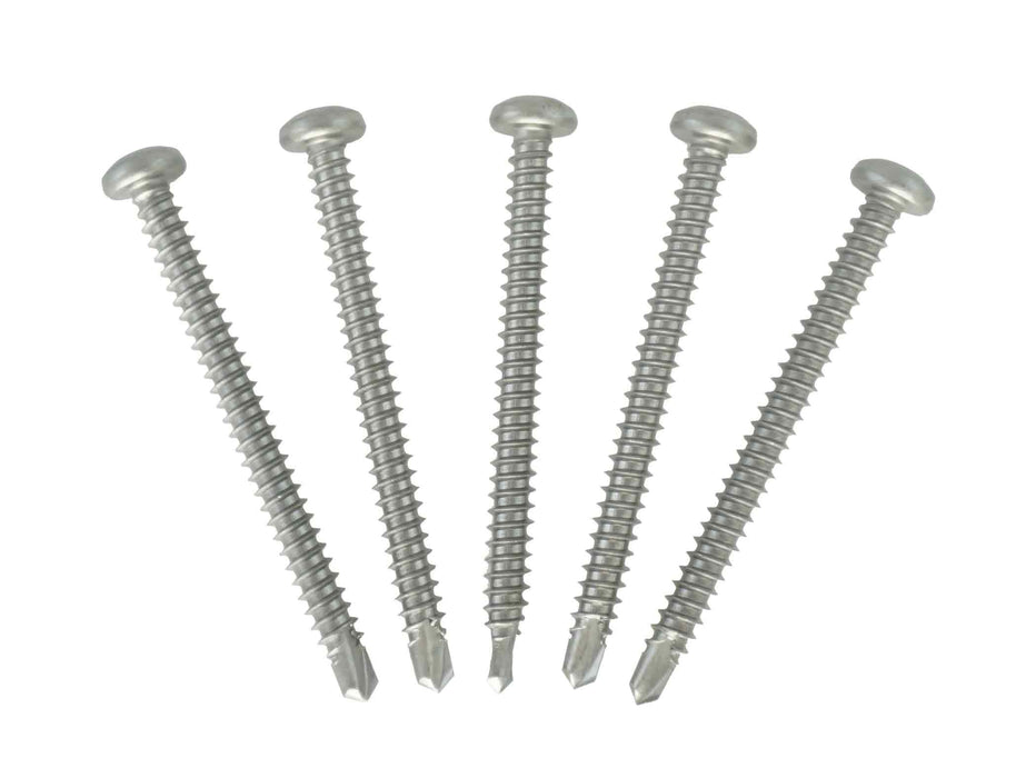 011-8-2-M Square Drive Self Drilling Stainless Steel Screws - #8 x 2"