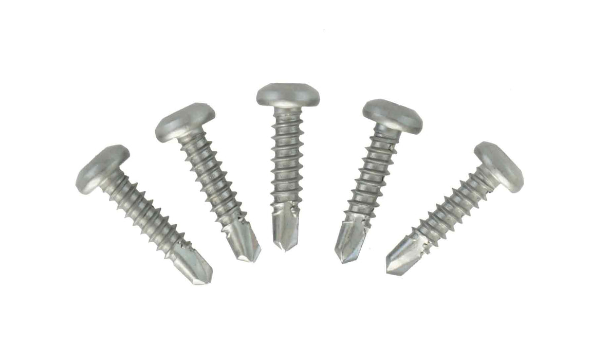 011-8-3_4-M Square Drive Self Drilling Stainless Steel Screws - #8 x 3/4"