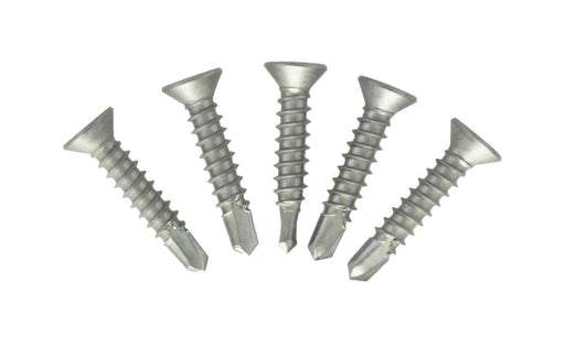 011-8-3 Square Drive Self Drilling Stainless Steel Screws - #6 x 3/4"