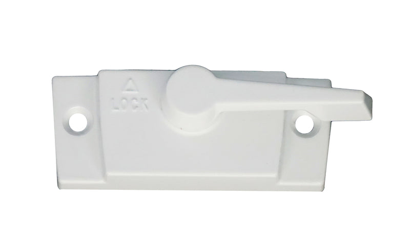 Truth 2-3/8" Trimline Small Cam Sweep Lock Without Lug Slots, Non-Handed - White