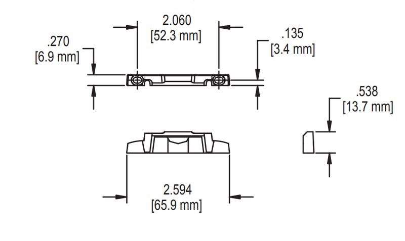 014-115-24 Truth Hardware EntryGard Cam Lock Keeper Diagram