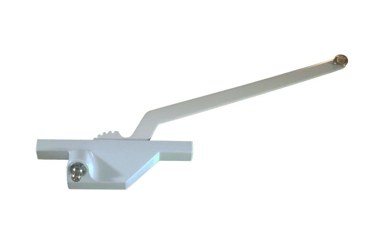 WRS Truth Hardware Left Hand 9-1/2" Single Arm Operator, Rear Mount - White