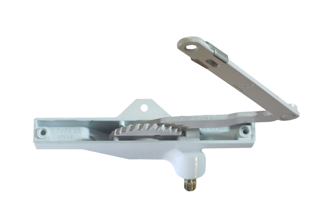 WRS Truth Hardware 5-7/16" Left Hand Dyad Awning/Casement Operator with Stability Tab - White