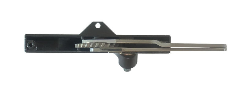 Truth Hardware Left or Right Hand Dyad Operator with Stability Tab, 5" Arm & 1/8" Offset Up - Chestnut Bronze