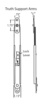014-17 Truth Hardware Support Arm Diagram