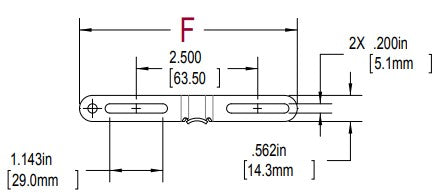 Truth Hardware 1/2" Stainless Steel Casement Keeper