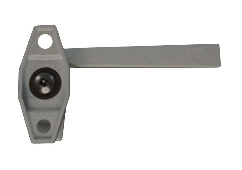 WRS 1.938" Right Hand Projection Cam Handle with Pole Hole - White