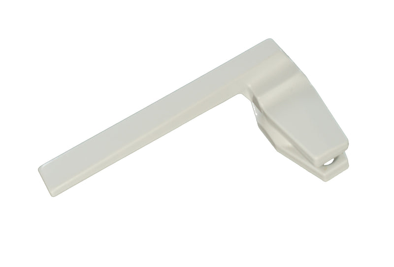 WRS 1.938" Right Hand Projection Cam Handle with Pole Hole - White