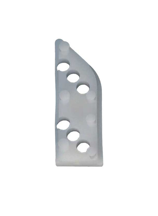 Left or Right Hand Nylon Keeper for Casement Locks - White
