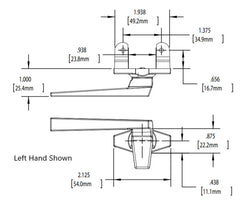 Truth Right Hand Project Out, In-Line Angle Base Cam Handle