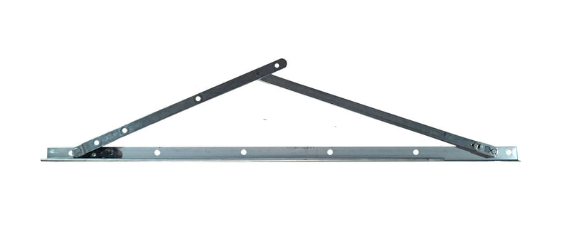 WRS Truth Hardware Left or Right Hand Concealed Awning Hinge - 10" Stainless Steel