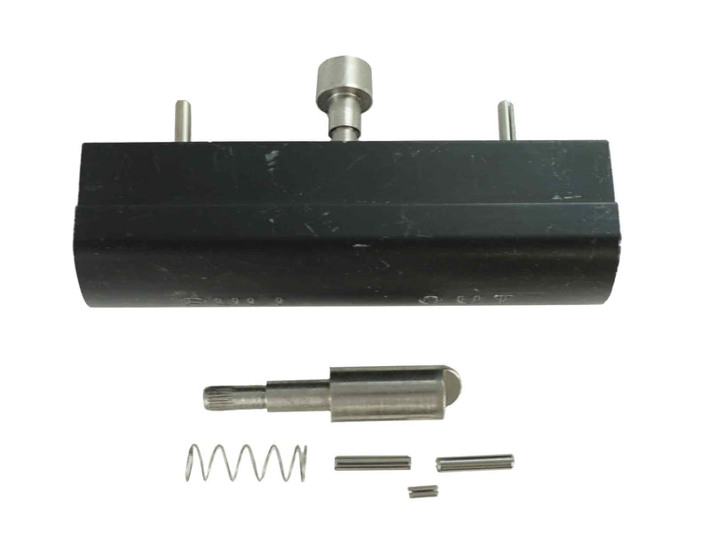 WAUSAU Window Black Aluminum Sliding Window Handle and Lock Assembly