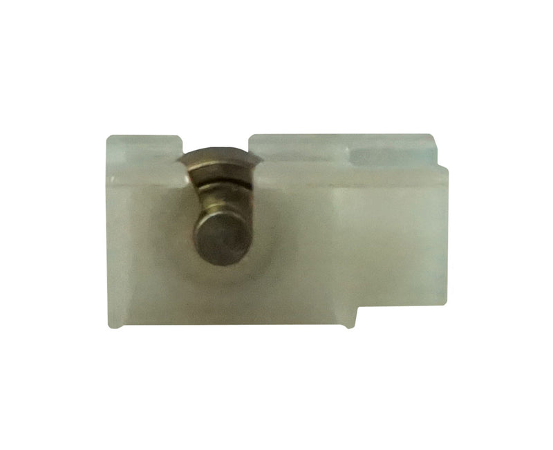 WRS 1-5/32" Sliding Window Roller & Housing - Nylon Housing, Metal Wheel