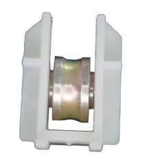 Window Roller & Housing - Concave Brass Roller