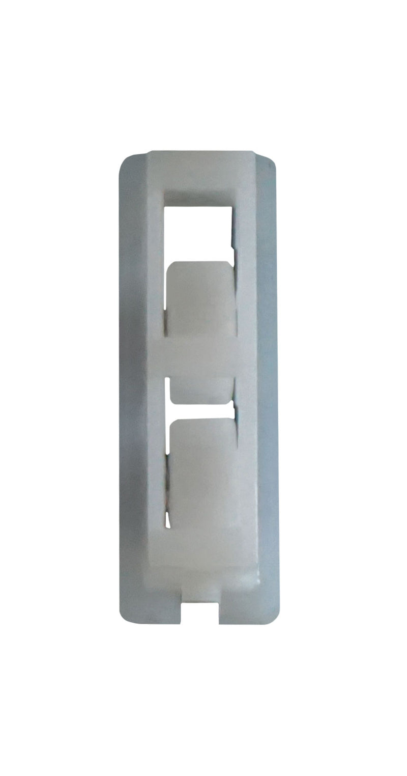 WRS 1-5/8" Sliding Window Roller - Nylon Housing, Flat Nylon Wheels