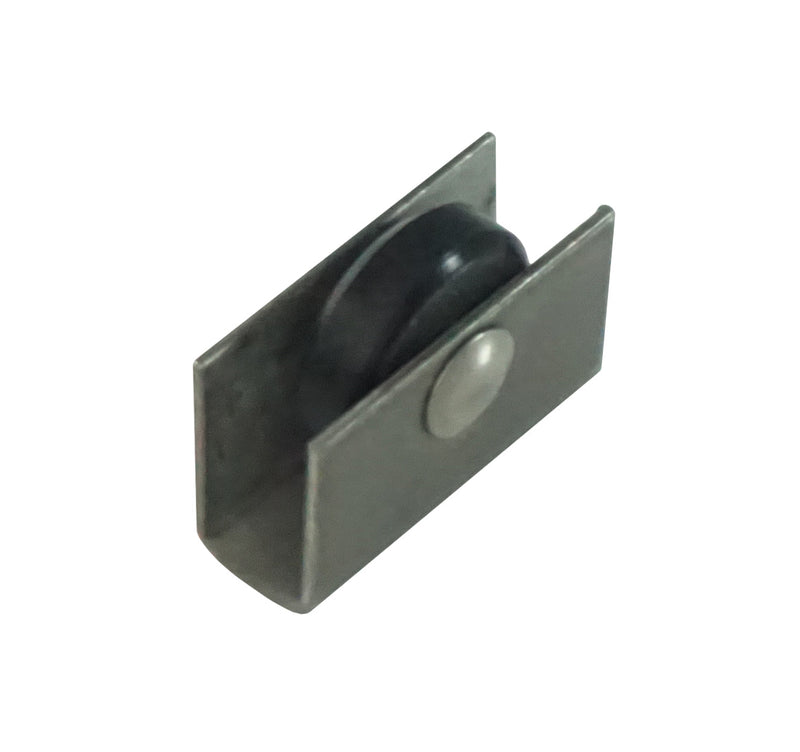 WRS 1/2" Sliding Window Roller & Housing - Delrin, Aluminum