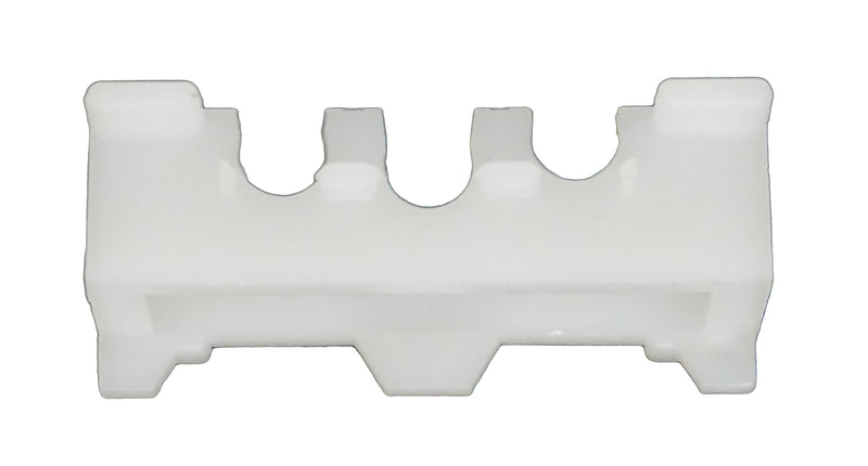 WRS 1-1/2" Window Roller Housing - White Nylon