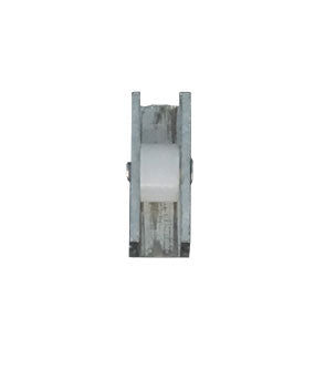WRS White Nylon Sliding Window Roller & Metal Housing - 31/32"