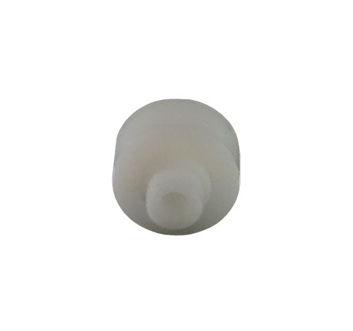 WRS White Nylon Roller Wheel - 1/2"