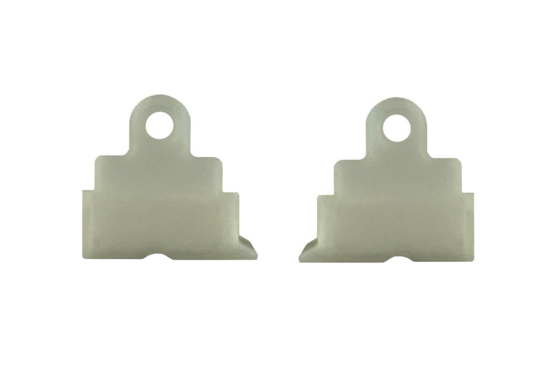 WRS 1-1/16" Left & Right Hand Sash Guide Set - White