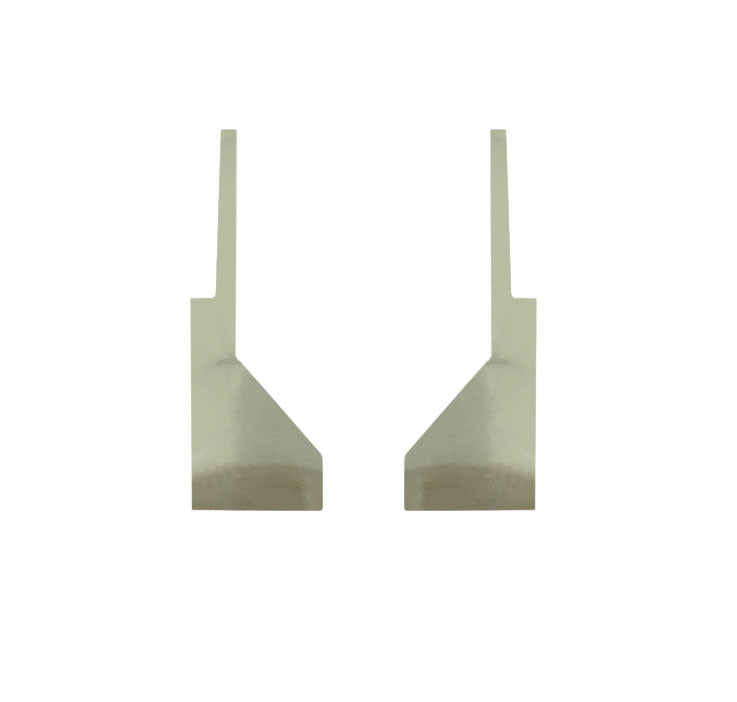 WRS 1-1/16" Left & Right Hand Sash Guide Set - White