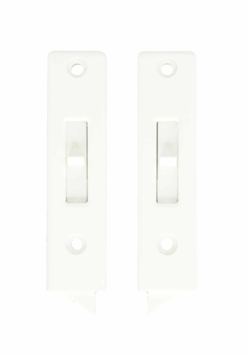 WRS White 2-9/16" Tilt Latch Set