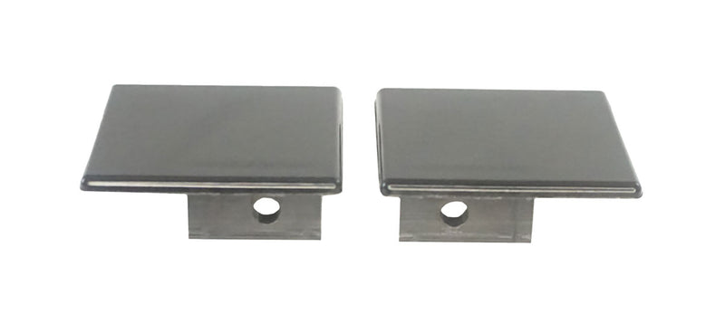Left and Right Hand Dust Cap Set - Black