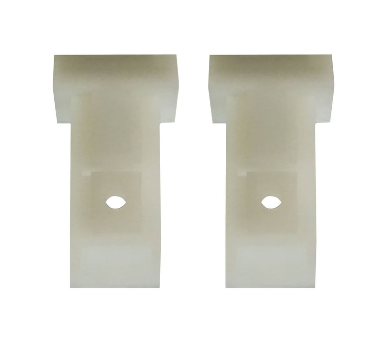 WRS Seasonall 1-13/16" White Sash Cam without Roller - 2 Pack