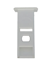 02-206 Bottom View Truth 1-1/2" x 3/4" White Sash Cam